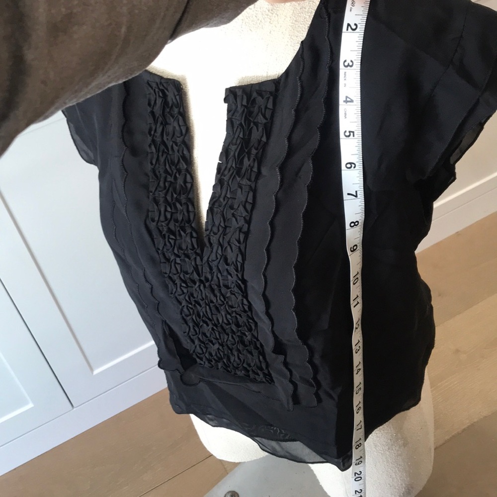 Black silk top *BEBE* - Picture 3 of 6